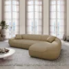 Kunstleder L-Form Sofa Levina