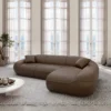 Kunstleder L-Form Sofa Levina – Bild 2