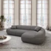 Kunstleder L-Form Sofa Levina – Bild 3