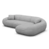 Kunstleder L-Form Sofa Levina – Bild 44