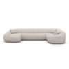 Bouclé U-Form XL Wohnlandschaft Levina – Bild 23