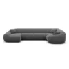 Strukturstoff U-Form XL Wohnlandschaft Levina – Bild 55