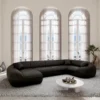 Echtleder U-Form XL Wohnlandschaft Levina – Bild 11