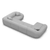 Echtleder U-Form XL Wohnlandschaft Levina – Bild 34