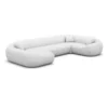 Kunstleder U-Form XL Wohnlandschaft Levina – Bild 29