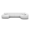 Kunstleder U-Form XL Wohnlandschaft Levina – Bild 30