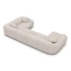 Bouclé U-Form XL Wohnlandschaft Levina – Bild 15
