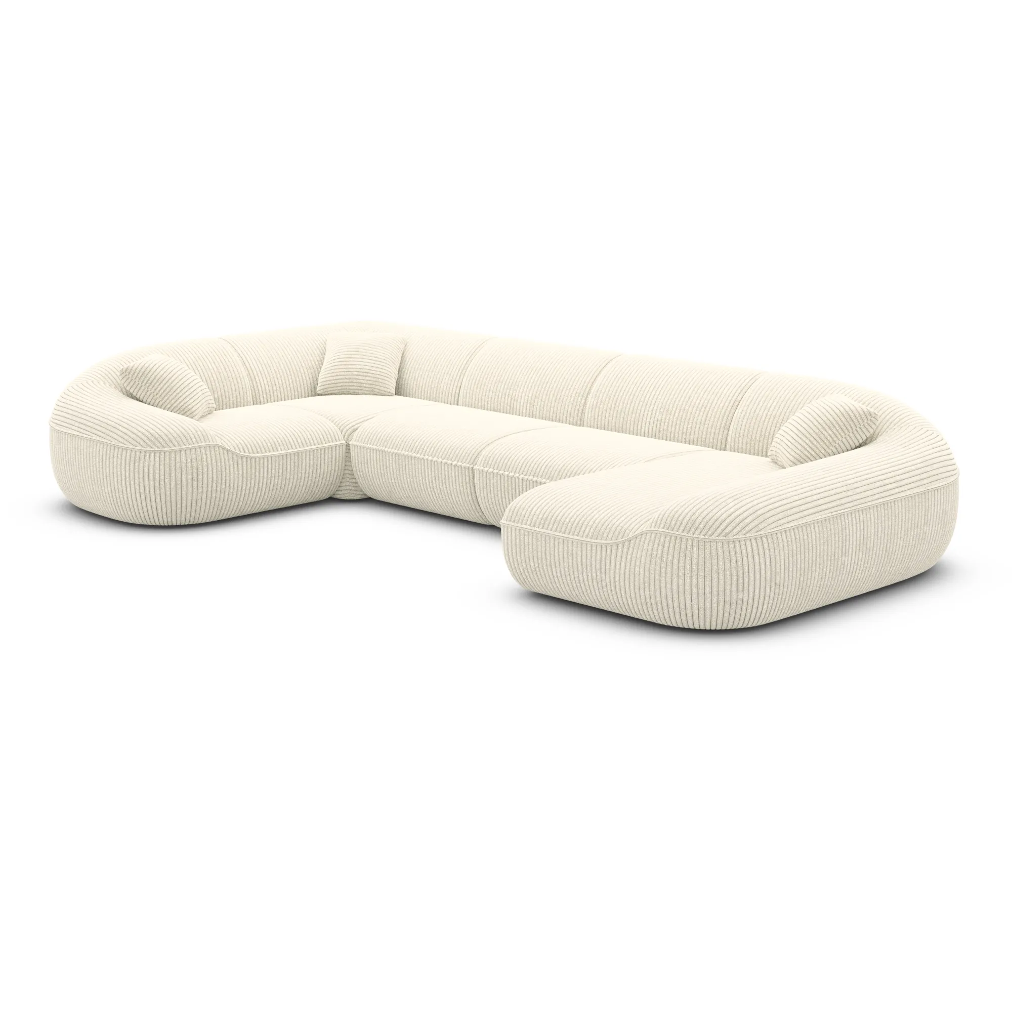 Cord U-Form XL Wohnlandschaft Levina – Bild 27