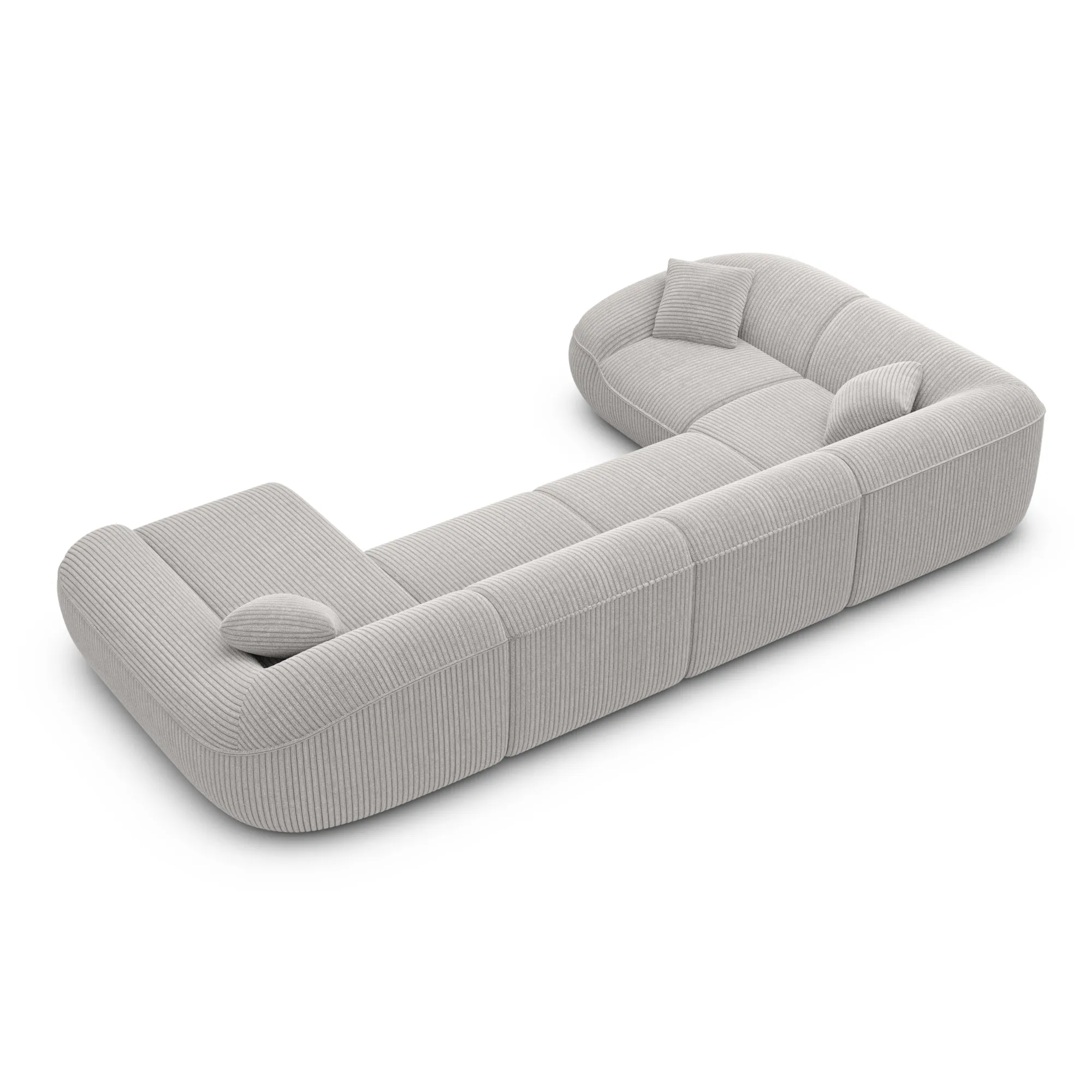 Cord U-Form XL Wohnlandschaft Levina – Bild 32
