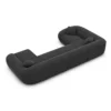 Strukturstoff U-Form XL Wohnlandschaft Levina – Bild 32
