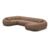 Strukturstoff U-Form XL Wohnlandschaft Levina – Bild 33