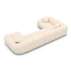 Strukturstoff U-Form XL Wohnlandschaft Levina – Bild 38