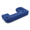 Samtstoff U-Form XL Wohnlandschaft Levina – Bild 60