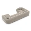 Samtstoff U-Form XL Wohnlandschaft Levina – Bild 66