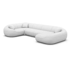Echtleder U-Form XL Wohnlandschaft Levina