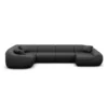 Kunstleder U-Form XL Wohnlandschaft Levina – Bild 36