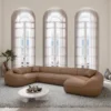 Kunstleder U-Form XL Wohnlandschaft Levina – Bild 14