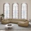 Kunstleder U-Form XL Wohnlandschaft Levina – Bild 15