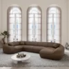 Kunstleder U-Form XL Wohnlandschaft Levina – Bild 16