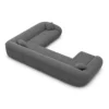 Strukturstoff U-Form XXL Wohnlandschaft Levina – Bild 56