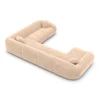 Samtstoff U-Form XXL Wohnlandschaft Levina – Bild 69