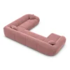 Samtstoff U-Form XXL Wohnlandschaft Levina – Bild 93