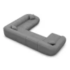 Echtleder U-Form XXL Wohnlandschaft Levina – Bild 55