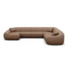 Kunstleder U-Form XXL Wohnlandschaft Levina – Bild 39