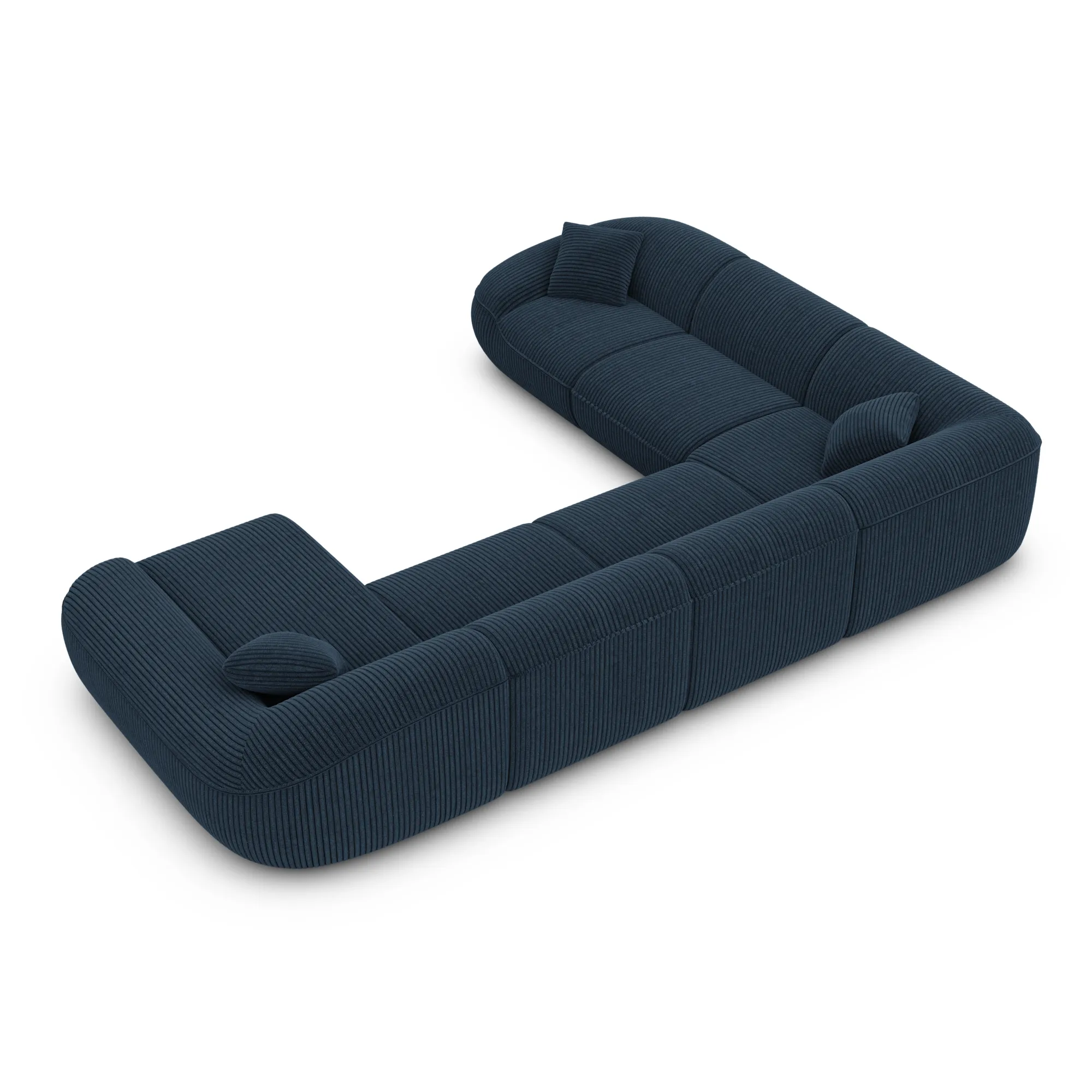 Cord U-Form XXL Wohnlandschaft Levina – Bild 23