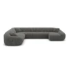 Cord U-Form XXL Wohnlandschaft Levina – Bild 25