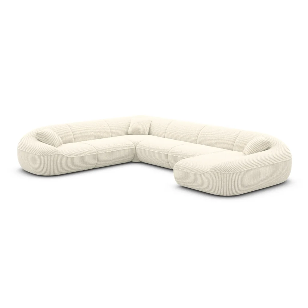 Cord U-Form XXL Wohnlandschaft Levina