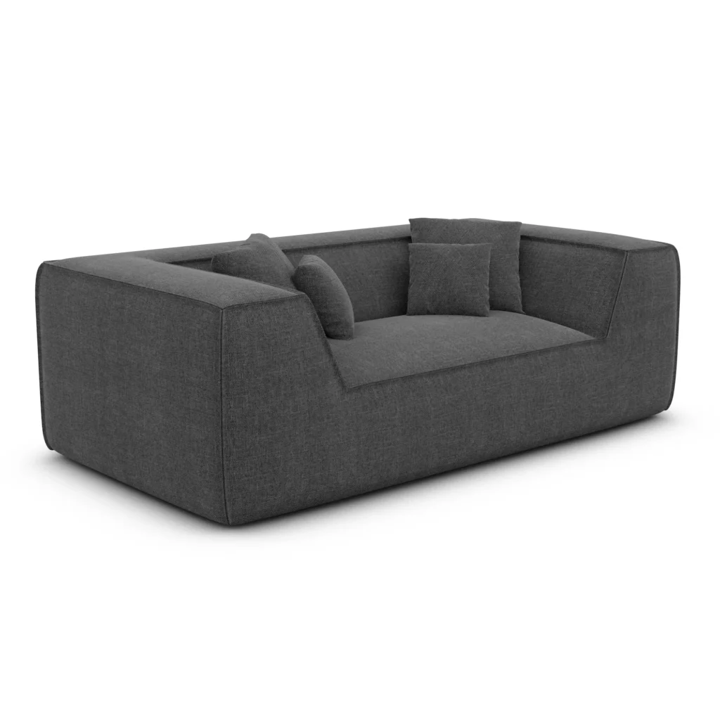 Strukturstoff 2-Sitzer Couch Liberia