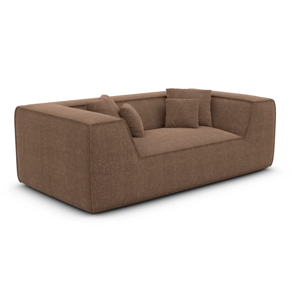 Strukturstoff 2-Sitzer Couch Liberia