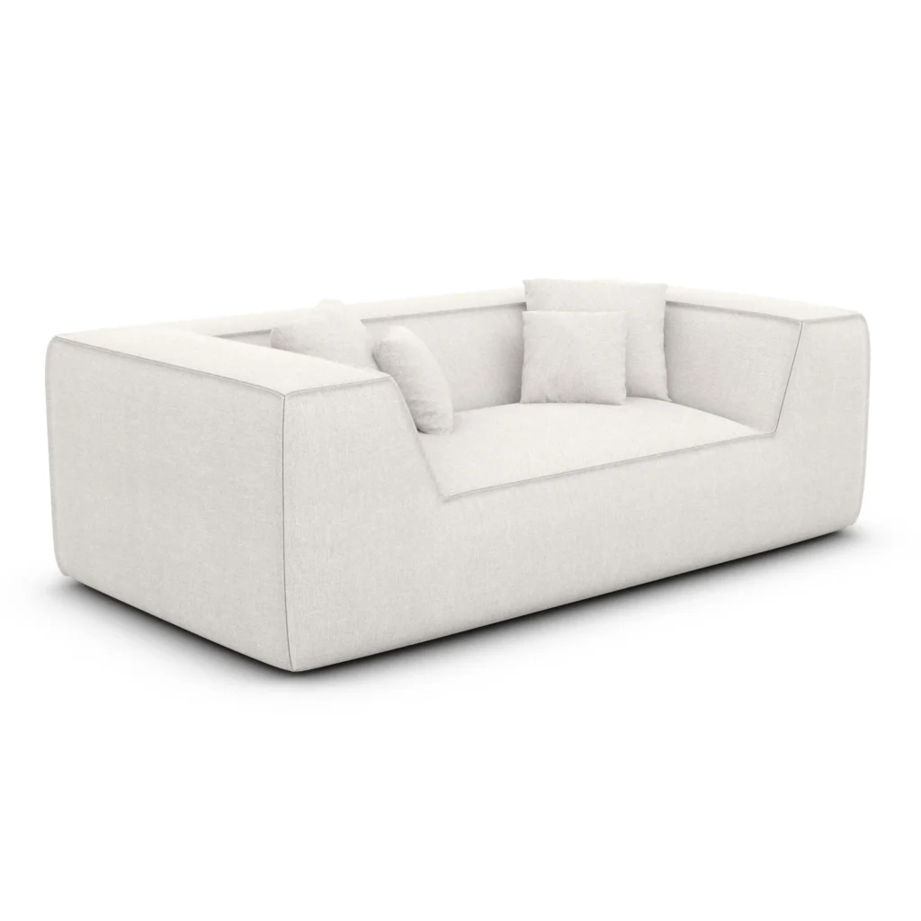 Strukturstoff 2-Sitzer Couch Liberia