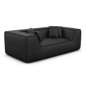 Echtleder 2-Sitzer Couch Liberia
