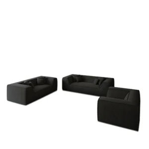 Strukturstoff 3-2-1-Sitzer Sofa Set Liberia