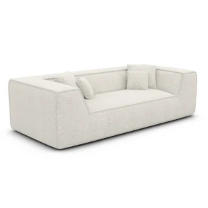 Bouclé 3-Sitzer Couch Liberia