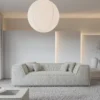 Strukturstoff 3-Sitzer Couch Liberia