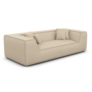Kunstleder 3-Sitzer Couch Liberia