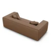 Kunstleder 3-Sitzer Couch Liberia