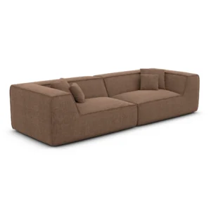 Strukturstoff 4-Sitzer Couch Liberia
