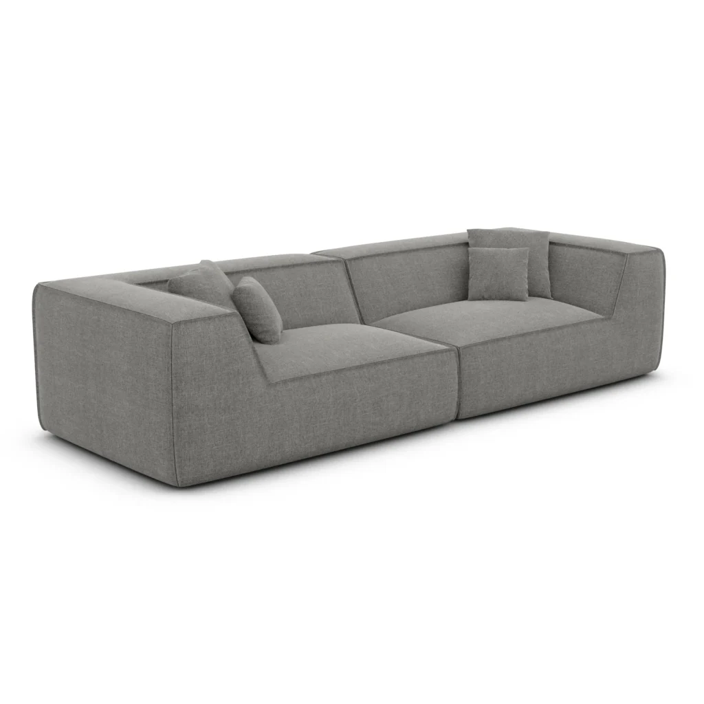 Strukturstoff 4-Sitzer Couch Liberia