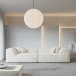 Strukturstoff 4-Sitzer Couch Liberia
