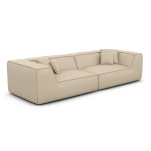 Echtleder 4-Sitzer Couch Liberia