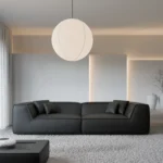 Echtleder 4-Sitzer Couch Liberia
