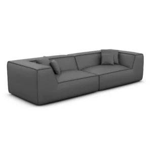 Kunstleder 4-Sitzer Couch Liberia