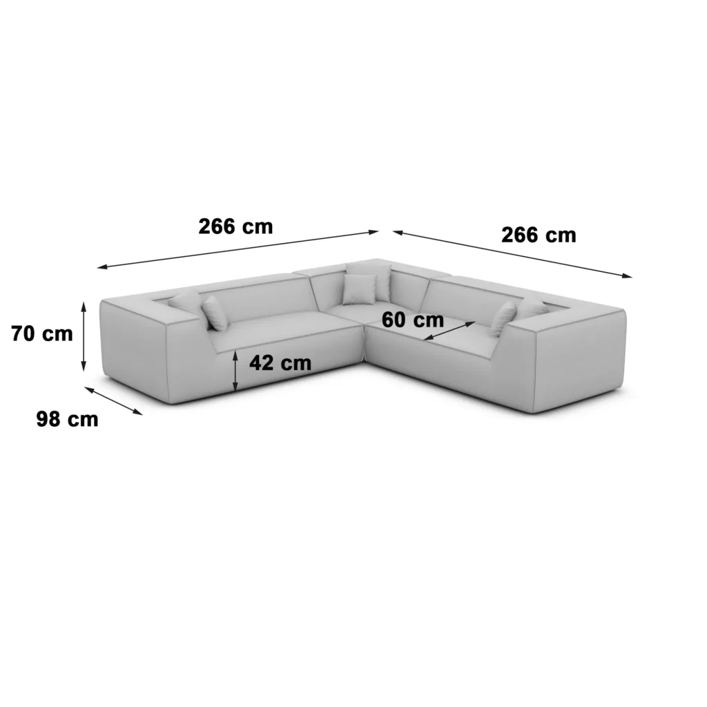 Bouclé Ecksofa Liberia