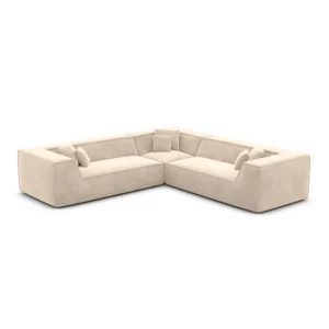 Samtstoff Ecksofa Liberia