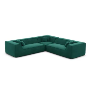 Samtstoff Ecksofa Liberia