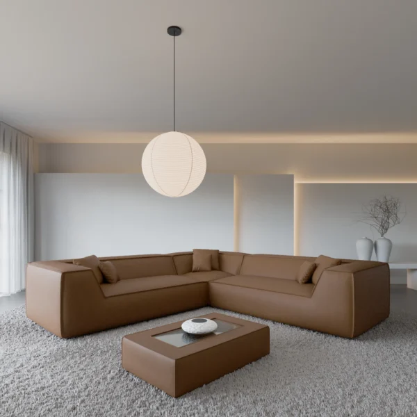 Echtleder Ecksofa Liberia